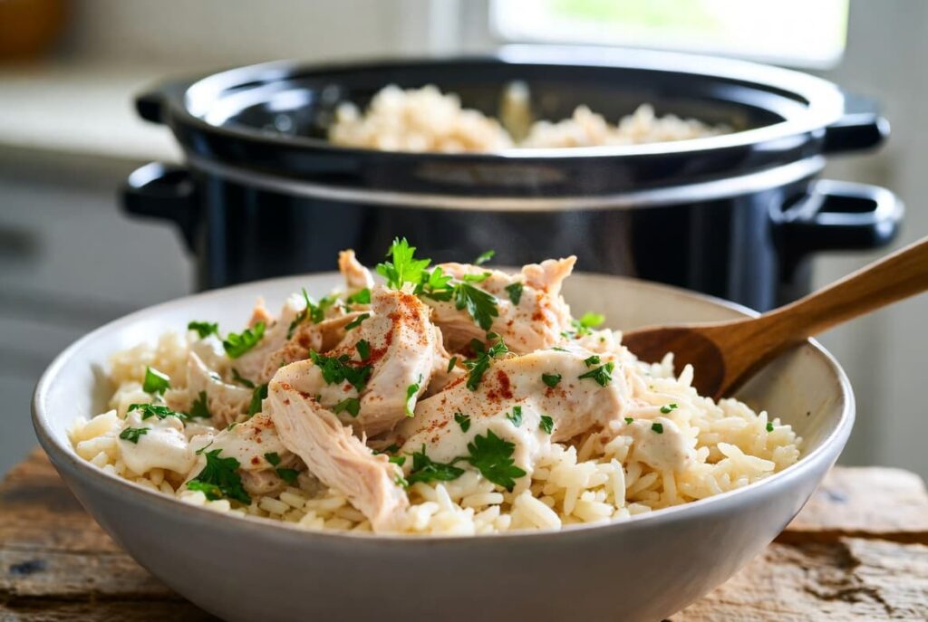 Crock Pot Chicken and Rice recipe