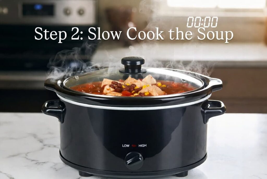 Step 2 Slow Cook the Soup