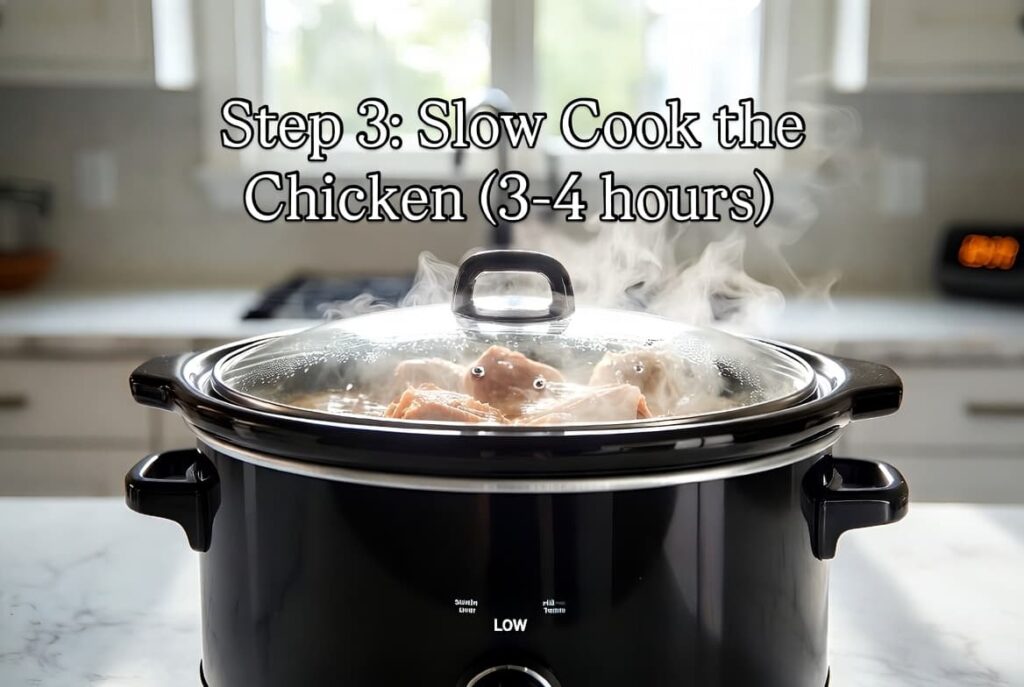 Step 3 Slow Cook the Chicken