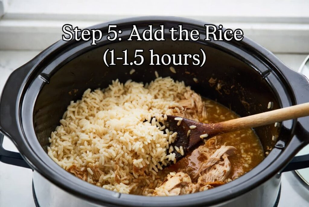 Step 5 Add the Rice