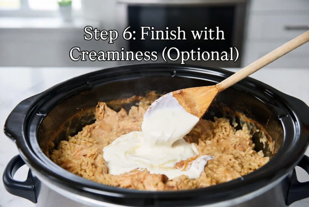 Step 6 Finish with Creaminess